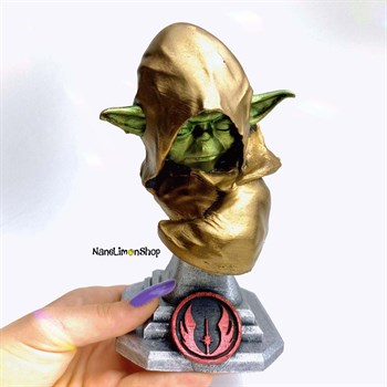 3D Alçı Figür Yoda