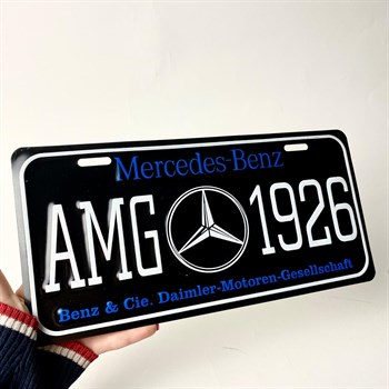 Metal Poster Mercedes Benz AMG